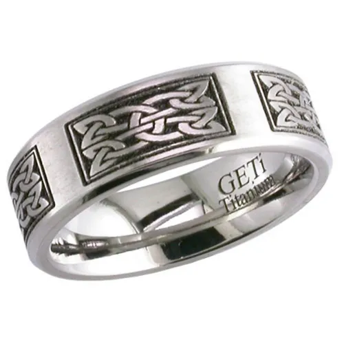 Celtic (2226CHCD15) Titanium Wedding Ring